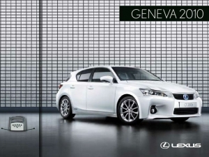 Lexus CT200h svelata da un depliant.