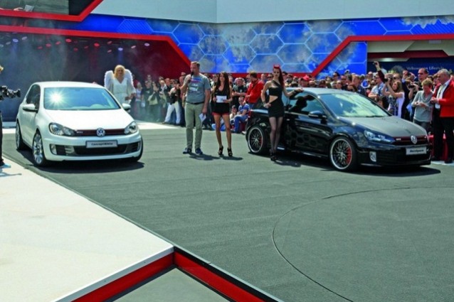 Volkswagen Golf GTI Concept: White e Black Dynamic.