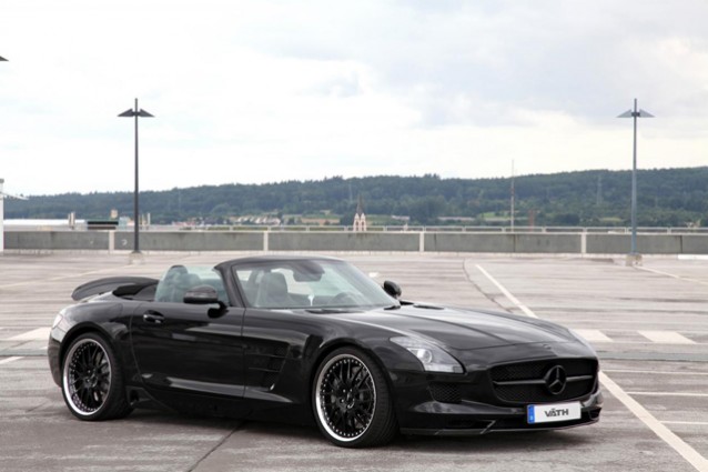 Mercedes SLS AMG Roadster, l'edizione in carbonio firmata Vath.
