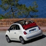 Il posteriore della fiat 500 belgio