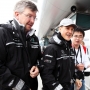 ross brawn e michael schumacher