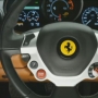Ferrari Four: particolare del volante