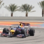 Gp Bahrain, Sebastian Vettel in azione