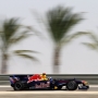 Gp Bahrain, Sebastian Vettel durante la gara