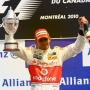 Gp Canada 2010, Gara: Hamilton festeggia la vittoria