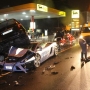 Lamborghini Gallardo in dotazione alla Polizia distrutta