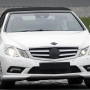 Mercedes classe e cabriolet bianca - anteriore