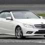 Mercedes classe e cabriolet bianca - anteriore