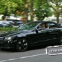 Mercedes classe e cabriolet nera - laterale