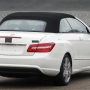 Mercedes classe e cabriolet bianca - anteriore