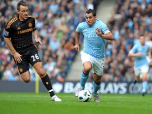 Manchester City - Chelsea 1-0: il video del gol di Tevez, Premier League.