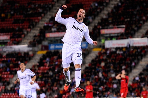 L\'esultanza di Higuain
