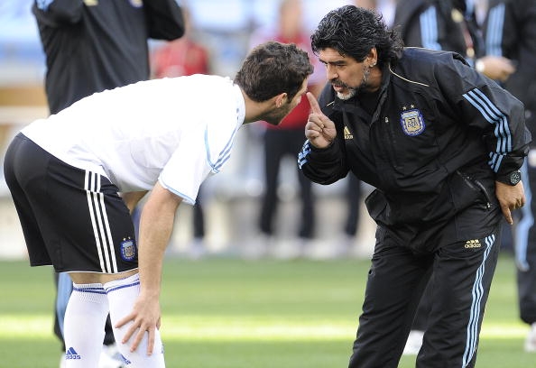 Higuain e Maradona