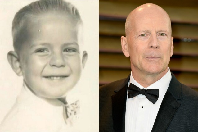 Bruce Willis prima e dopo, ha perso i capelli ma non lo sguardo fiero (FOTO).