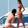 elisabetta canalis e sacha baron cohen