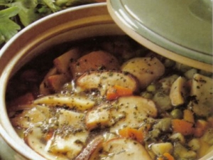 Zuppa di pesce coi funghi porcini, menù prelibato per tutti i palati.
