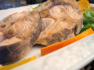 Menù di San Valentino, secondo piatto: pesce spada alla giapponese.