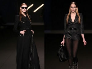 Frankie Morello, nero assoluto per look di tendenza: collezione a/i 2010-11.