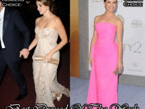 Penelope Cruz e Kristin Davis al Festival di Cannes: look a confronto.
