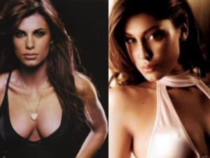 Belen Rodriguez e Elisabetta Canalis, madrine a Sanremo: look a confronto.
