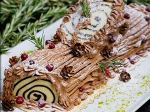 Dolci auguri da Google Doodle: Buon Natale con il tronchetto delle feste.