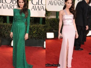 Da Angelina Jolie a Megan Fox: abiti con Swarovski ai Golden Globe 2011.