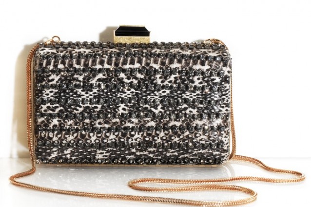 Lanvin clutch gioiello con catena