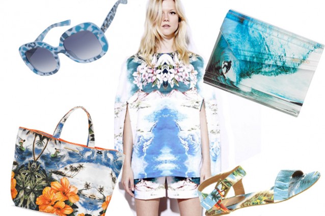 Stampe ocean per un look da surfer girl.