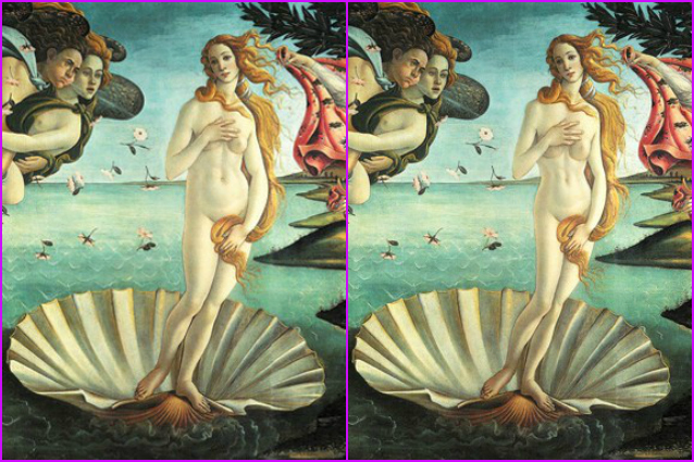 La Venere di Botticelli più magra grazie a Photoshop (FOTO).