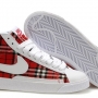 sneakers decorate con tessuto tartan nike