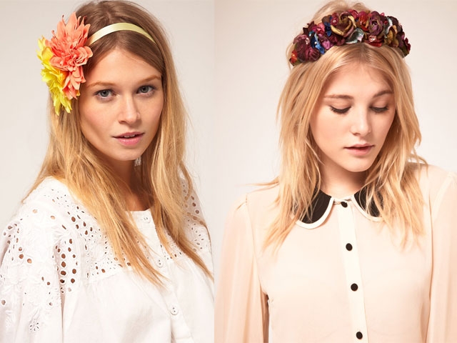 accessori e gioielli floreali