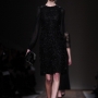 minidress con perline e strass