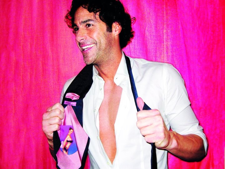 Fabio Galante e la sua Pink Pocket Tie