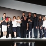 armani posa con la squadra olimpionica italiana