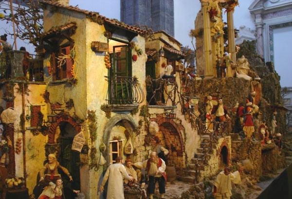 scorcio di un paesaggio animato