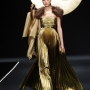 gold dress