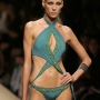 trikini verde a fascia