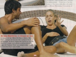 Grande Fratello: Alessia al mare con il tronista Francesco Lucchi
