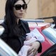 Monica Bellucci a Roma con la piccola Leonie