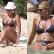 Simona Ventura con Alessandro Martorana e la figlia in Sardegna, le foto