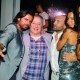 Nina Moric foto con Massimo Scattarella, Samuele Nardi e Lele Mora in discoteca
