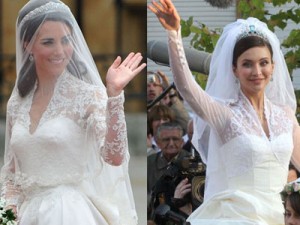L'abito da sposa di Kate copiato alla Orsini: le foto del plagio.