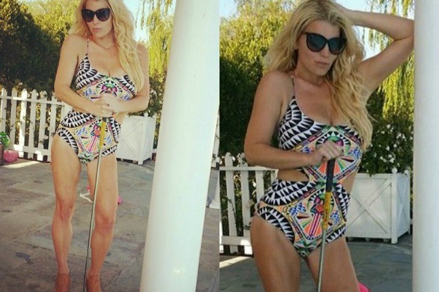 Jessica Simpson di nuovo magra, meno 30 kg con la dieta Weight Watchers.