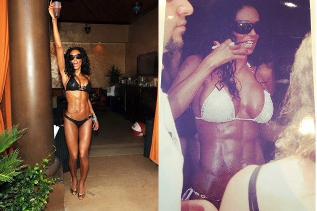 Melanie B magrissima e sexy in bikini ma la foto hot è del 2009.