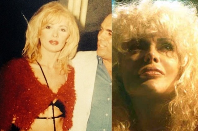 Tina Cipollari in una foto da giovane, splendida come la Rettore.