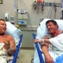 stallone e schwarzenegger vicini di barella