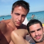 Gallella al mare con Marco Ferri