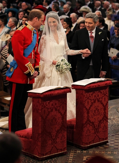 Kate e William sull\'altare