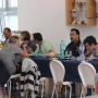 la pellegrini pranza con luca marin