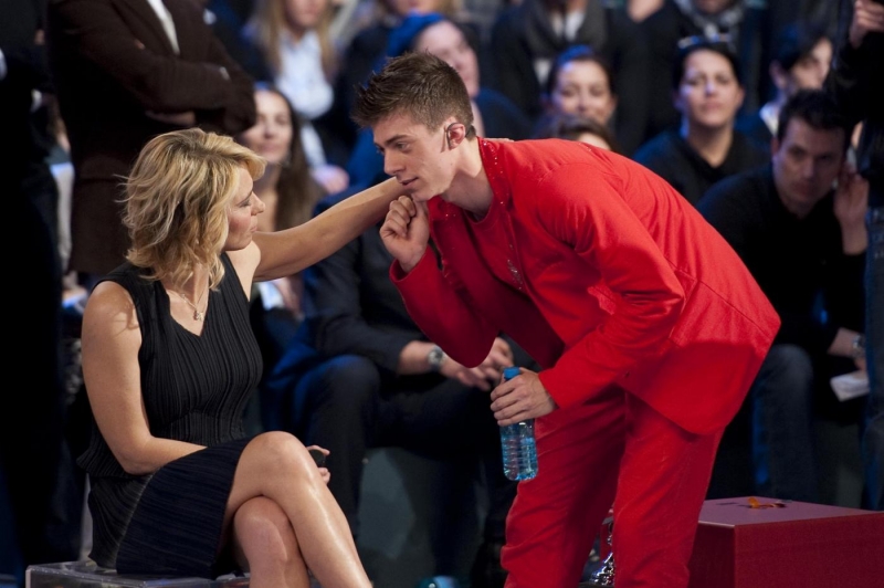 Maria De Filippi e danny alla finale
